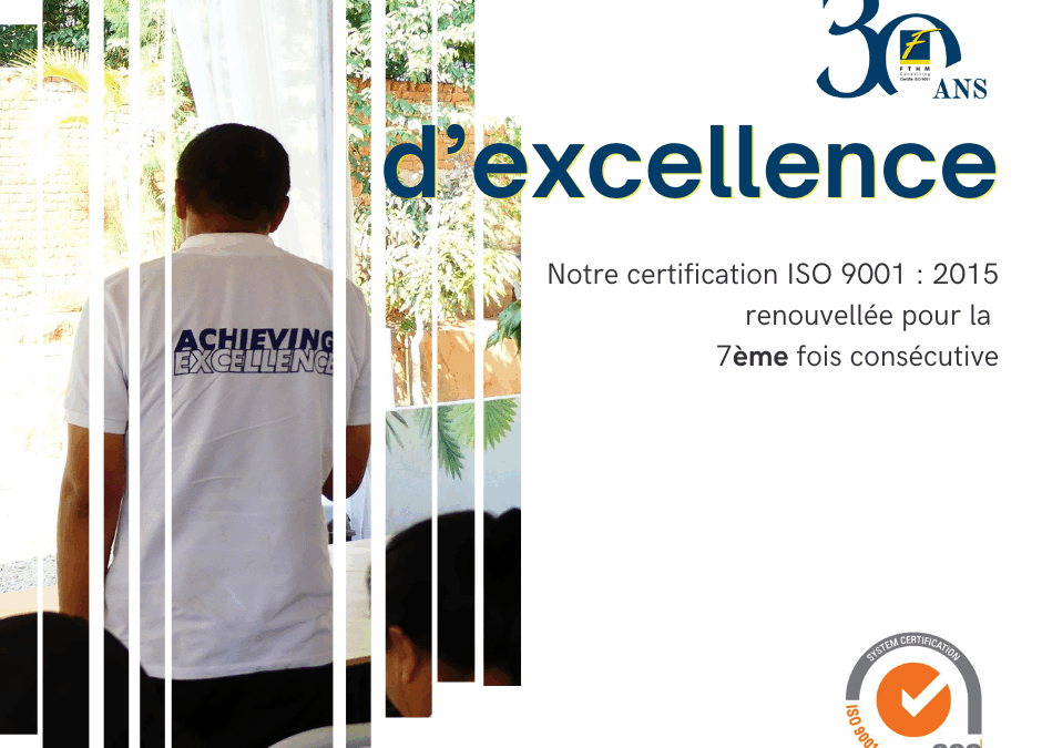 30 years of excellence: Quality certification renewed for the 7th consecutive time