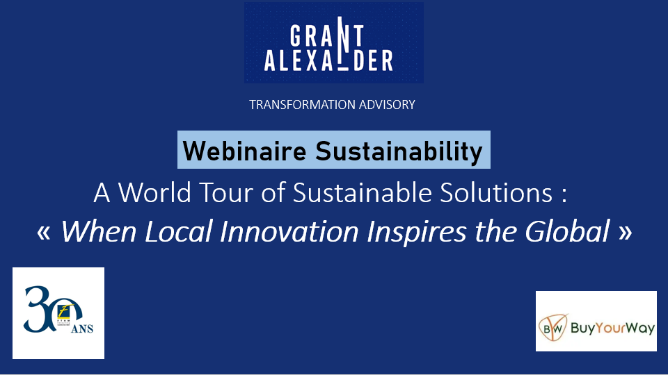 Sustainability Webinar: FTHM Consulting and Grant Alexander Explore Sustainable Solutions